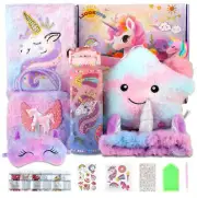 Unicorn Gifts for Girls Ages 4-10 | Plush, Diary, Light-Up Pillow