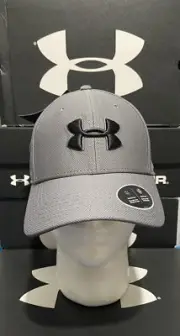 Under Armour Mens Graphite Gray Blitzing (1305036-040) 3.0 Cap Size L/XL NWT