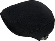 [Yardenfun] Men's Peaked Cap Outdoor Hat Gatsby Classic Flat Newsboy Beret Vintage British Style Wool Black Casual