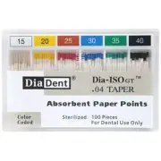 Endodontic Dia-Iso GT Bulk Paper Points By DiaDent (100/Pack)