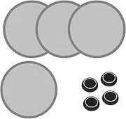PS5 Slim/Pro Dust Cover Protector,High-Density Breathable Mesh Dust Cover for PS5 Cooling Fan，Compatible with PS5 Pro, PS5 Slim, PS5 Digital & Disc Edition， Fan Dustproof Filter Mesh（ 4 Pack Black）