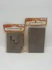 2 HO Scale 7008 & 7009 Chooch Enterprises Wood Sheathed Retaining Wall NEW