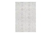 Rug Culture Medium White & Black Textured Scandi Rug