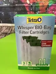 Tetra Whisper Bio-Bag Cartridge Medium 3 pk- brand New: Free Shipping !