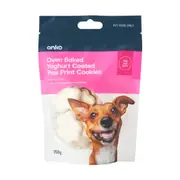 Pet Treat Paw Print Cookies Yoghurt