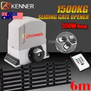 New Sliding Electric Gate Opener 1500KG Automatic Motor Remote Kit Heavy Duty