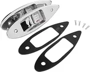 KANGYEBAIHUODIAN LED Red+Green Flush Mount Marine Boat RV LED Side Navigation Lights Stainless Steel Waterproof Fit for Boat Side Mount Light