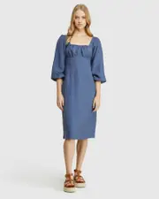 Tamika Linen Blend Dress
