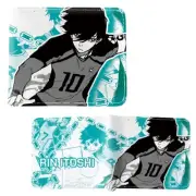 New Rin Itoshi Style B BLUE LOCK BiFold Wallet BlueLock Credit Card Billfold