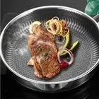 Griddle Pan Stainless Steel Nonstick Wok for Induction Cooktop Gas Electric