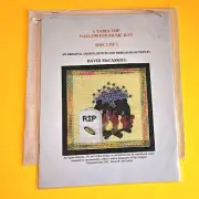 NEEDLEPOINT CANVAS, SG BY DAVID MCCASKILL: HALLOWEEN RIP & CAULDRON SIDE 2 OF 5