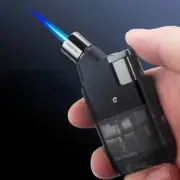 Air Tank Windproof Inflatable Cigar Lighter Jet Flame Butane Gas Torch Gadget