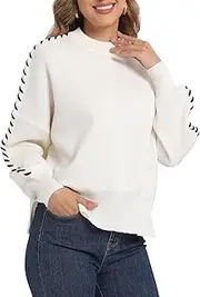 [CZRLHYT] Women's Sweaters | Pullover Cable Knit Sweaters for Women | Pullover Sweaters for Women