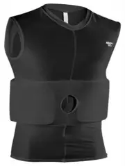 ADAMS USA Wear Adult Football Flac Jacket Black Medium Rib Protection NEW