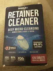 Breelex Retainer Cleaner 108 Tablets Deep Micro Cleansing Expires 1/2023