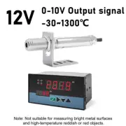 0-10V Non-contact Infrared Thermometer Sensor 12V Temperature Tool W/ Controller