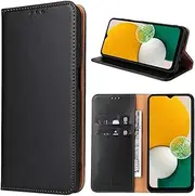 [GoshukunTech] Case for Galaxy A23,for Samsung Galaxy A23 Wallet Cover,6.5 inch,Magnetic Wallet Case Leather Flip Folio Cover with Card Slots-Black