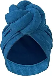 [Generic] Women Turbans and Head Wraps, Women Turban Flower Knot Pre-Tied Bonnet Beanie Cap Headwrap