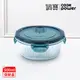 【CookPower 鍋寶】高硼硅玻璃×防滑條紋 耐熱玻璃防滑保鮮盒500ML-圓形(BVC-05000)