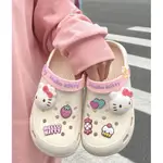 KITTY拖鞋 KITTY鞋 哈囉 KITTY HELLO KITTY 拖鞋 KITTY鞋子 女童洞洞鞋凱蒂貓兒童涼拖鞋