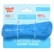 West Paw Seaflex Recycled Plastic Fetch Dog Toy - Drifty Small - Surf