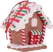 LIFKICH 1pc Christmas Tree Pendant Miniture Decoration Christmas Candy Canes Christmas Candy Cane Decor Raz Imports Gingerbread House Ornament Household Decor Desktop Ornaments Resin
