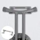 Hotel Household Cabinet Laundry Room Steel Towel Hook Rack Iron Board Rack