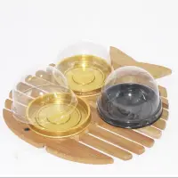 在飛比找蝦皮購物優惠-【G.World】丸型吸塑盒 月餅透明盒 蛋黃酥盒