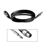 1/4in TRS to XLR Female Patch Cables-Balanced 3.2ft Patch Cord Audio Cable