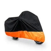 Motorcycle Cover For Harley Street Glide Electra Glide Ultra Classic-All Black L Black And Orangler