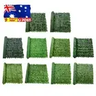 Artificial Privacy Fence Screen Faux Ivy Leaf Hedges Fence Panels Garden Decor