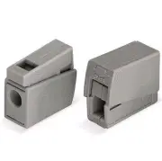 100PK WAGO - 224-101 - LIGHTING CONNECTOR, 2 CON, 14-12 AWG