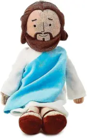 13 Inch My Friend Jesus PlushClassic Christ Religious Savior Jesus Stuffed Plush Doll Toys with Smile Religious Party Favors Gift for Boys and Grils (