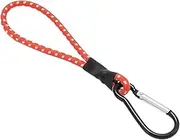 Bungee Cords with Hooks | Tarp Bungee Cords with Carabiner Hooks - Stretchy Camping Tent Fastening Tool for Hiking Mountaineering Trekking Outdoor Activity