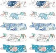Nasogastric or Oxygen Tube precut Adhesive Tape Ocean Mix x 10 Pack. (Right Side)