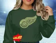 Detroit Red Wings Pullover Sweatshirt Unisex, XL-5XL