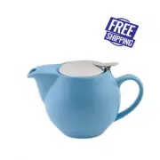 12x Teapot w Infuser 500mL Breeze Blue Bevande Tealeaves Tea Leaf Coffee Pot