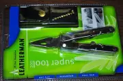 Leatherman Super Tool 200 release at 2001 with leather case original package USA
