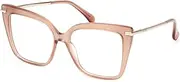 [MaxMara] MM5144 045 Shiny Light Brown 54/15/135 Women's Frame, 045 Shiny Light Brown, 54/15/135