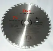 Do It 7 1/4" 40 Teeth Saw Blade Cut off and Ripping Smooth Fast Cut