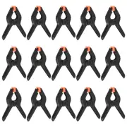 15Pcs Plastic Spring Clamps Heavy Clip 3.5" Professional Muslin Clamp