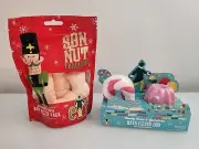 Elf The Movie Bath Fizzers Set Nutcracker Candy Cane Gumdrop Stocking Stuffers