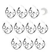 10ps Comfort Fit 2-Wire Two Way Radio Earpiece PTT for Kenwood TK-5400 TK-480