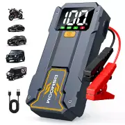5000A Car Jump Starter Pack Power Bank LED LCD 12V Battery High Booster Charger