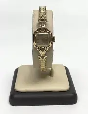 Vintage Bulova 10K Rolled Gold Plate Bezel Stainless Back Watch