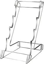 Acrylic Knives Block - Three-Tier Knives Stand Display - Acrylic Display Rack, Pocket Knives Storage Clear, Heavy Duty for Fruit Knives, Butterfly Knives