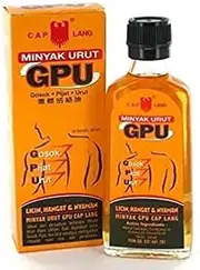 Cap Lang Minyak Urut GPU 2.0 Fl Oz (60ml) - (Pack of 6)