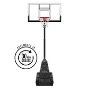 Momentous 60In H-Frame Ez Assembly Acrylic Portable Basketball System