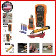 Versatile Electrical Kit: Multimeter & Voltage Tester with Accessories