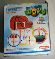 Height Adjustable 1.5 Meters Basketball Stand System Hoop Backboard For 6+ Kids